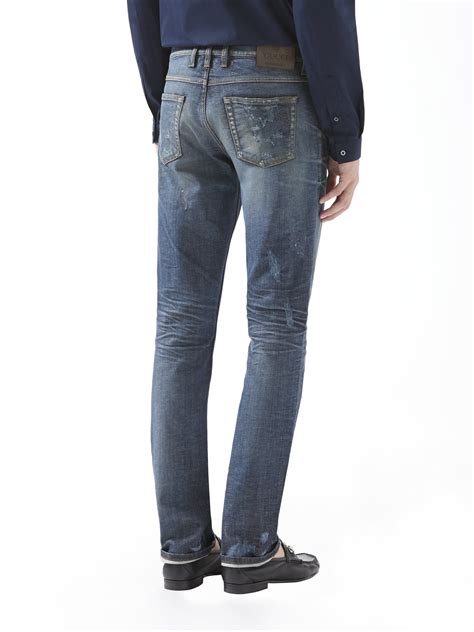 gucci mens jeans sale|Gucci genius jeans price.